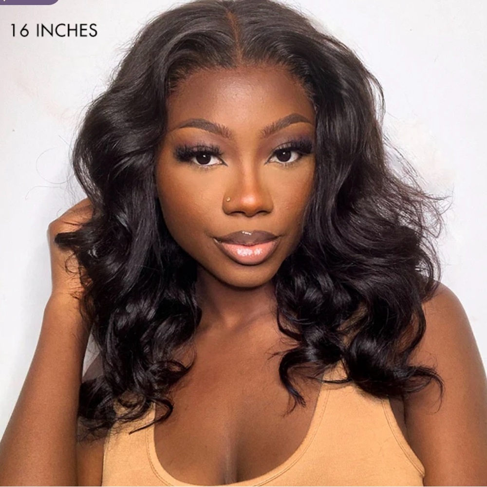 LUVME Gorgeous 5x5 Lace Glueless Loose Wave Dark Brown/Black Wig **NEW** - Picture 2 of 12